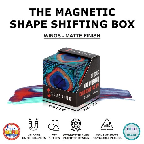 SHASHIBO Shape Shifting Box - Award-Winning, Patented Fidget Cube w/ 36 Rare ... - Picture 2 of 7