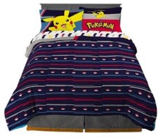 Pikachu "Lightning Bolt" Kids Reversible Bed Set-W7015095305, W3254591649