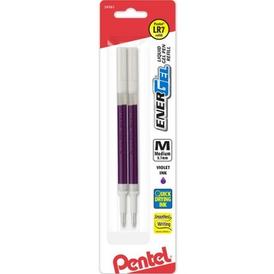 pentel energel 0.7 refill purple