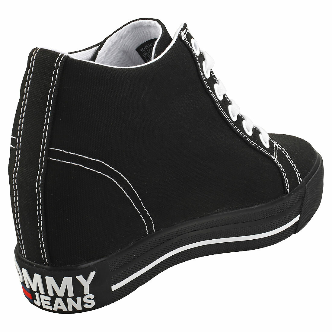 tommy jeans wedge trainers