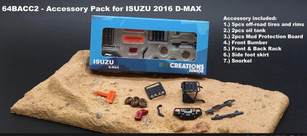 1/64 ACCESSORY PACK For 2016 ISUZU D-MAX -64BACC2 | eBay
