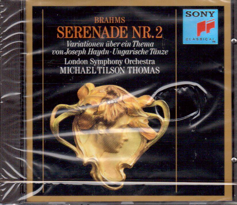 Brahms: Serenata No 2, Variazioni su Un Tema Di Haydn / Tilson Thomas - CD