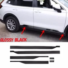 Fits Honda CR-V CRV 2023-2026 Body Door Side Molding Cover Trim Glossy Black
