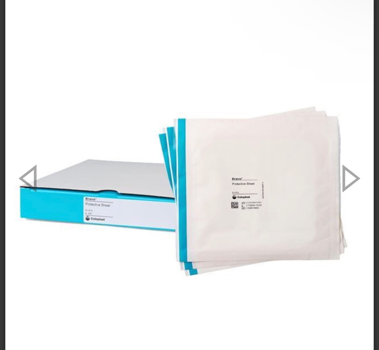 Brava Stoma Skin Protective Sheet, Skin Barrier, 4 X 4" 32105 Box of 10