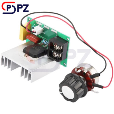8000W SCR Voltage Regulator Thermostat High Power Motor Fan Speed Controller