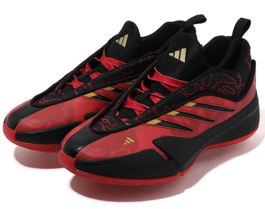 adidas BAPE x Dame 9 Black Scarlet for Sale | Authenticity