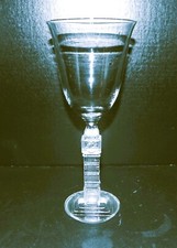 Big Ben Clock London Wine Glass  Clear - 9 1/2 Tall - New