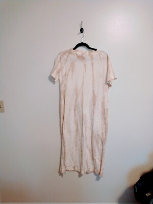 old navy tie dye t shirt dress NWT old navy tan neutral tie dye t shirt dress size small