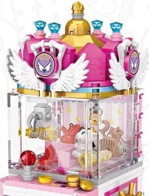 Amusement Park Claw Crane Mini Bricks Building Blocks Set