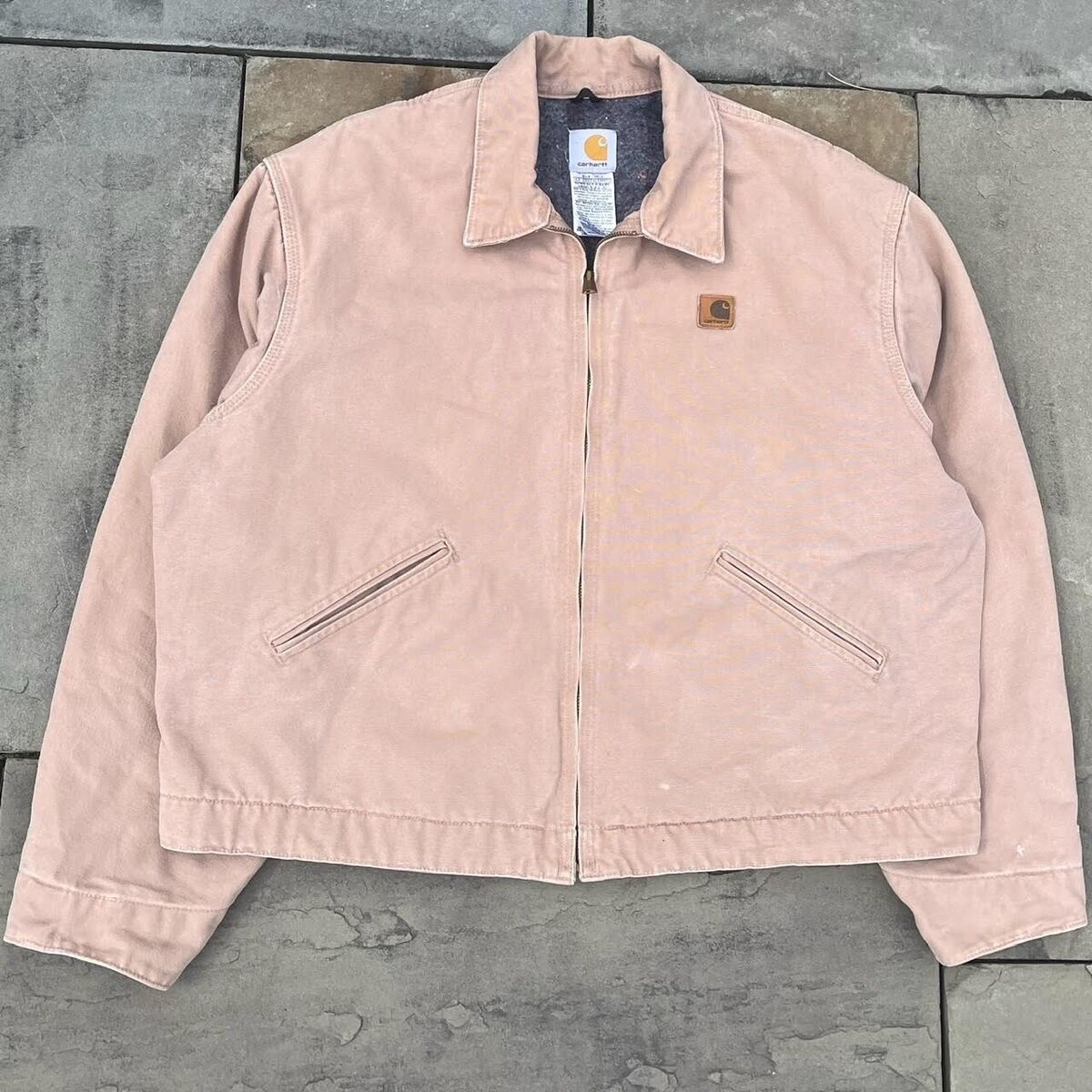 Vtg Rare Carhartt Detroit Jacket, J204 SDL, 2XL, Saddle Vtg Rare Carhartt Detroit Jacket, J204 SDL, 2XL, Saddle