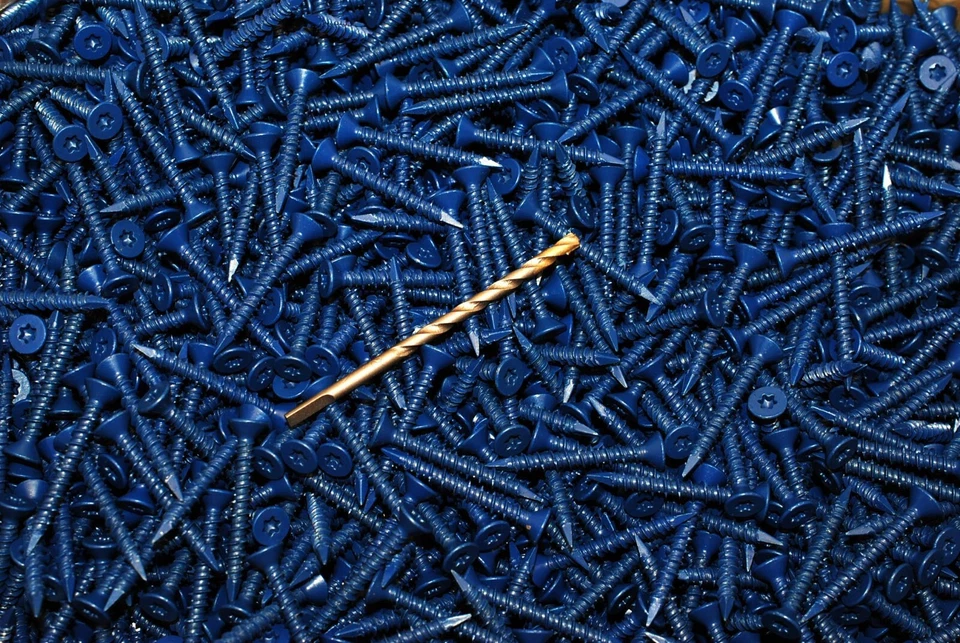 LEXAR INDUSTRIAL (400) T25 Torx Flat Head 3/16 x 1-3/4 Concrete Masonry Screw Tapcon Anchor & Bit