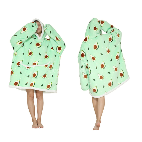 Flannel Hoodie Blanket: Snuggle Up in Soft Comfort - Picture 15 of 25