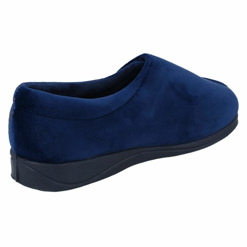 Pantuflas de gancho y correa de bucle para damas almohadillas ajuste ancho EE - Imagen 63 de 98
