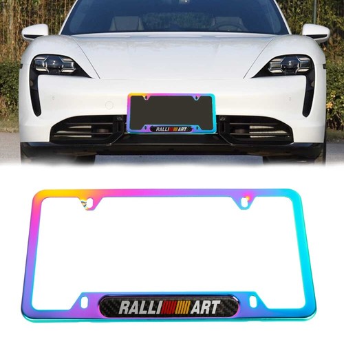 Neo Chrome License Plate Frame for Civic Si
