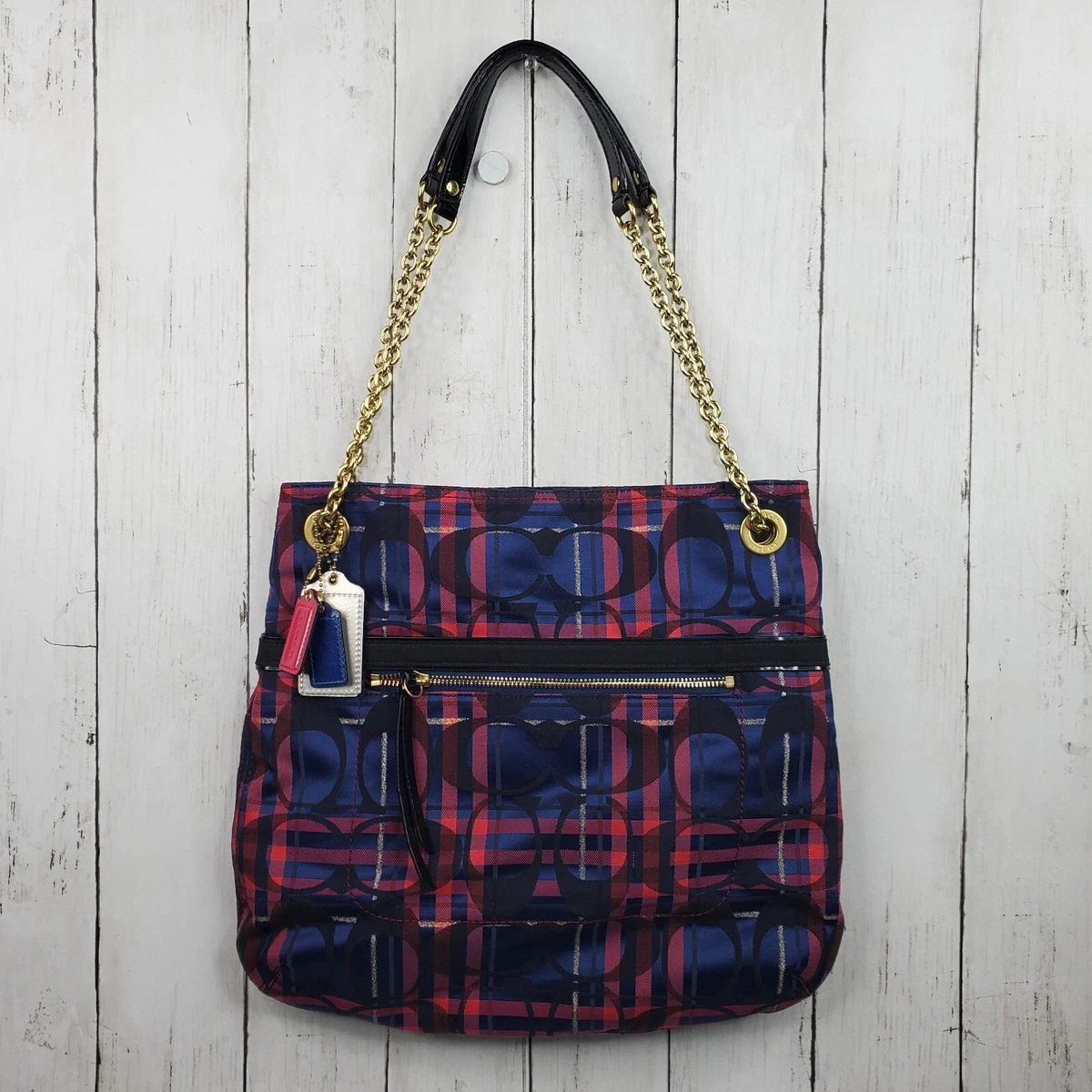 Coach Poppy Plaid Tote Bags & Handbags for Women for sale | eBay