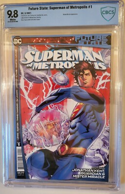 FUTURE STATE SUPERMAN OF METROPOLIS #1 CGC 9.8 Key Apps: Braincells/Honest Mary