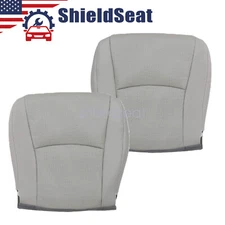For 2008-2013 Toyota Highlander Driver & Passenger Bottom PERF Seat Cover - Gray