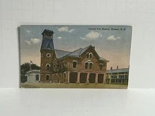 Central Fire Station Nashua New Hampshire NH Postcard B14