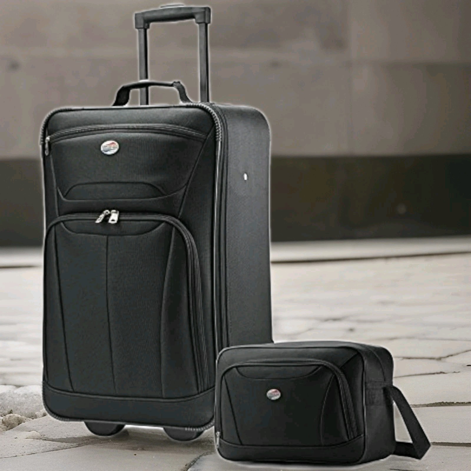 Set Black 2-piece Tote&21-inch