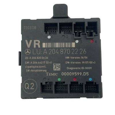 Mercedes-Benz GL X164 2008 door control unit module A2048702226 TUC29031