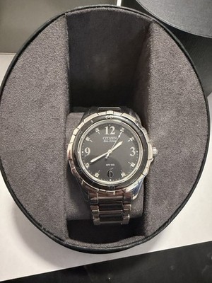 Citizen Eco Drive EM0031-56E Two-Tone Ceramic Watch 39mm MSRP $450