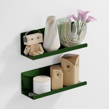 Adhesive Floating Shelves for Wall No Drilling, 12 Inch Acrylic Self Adhesive...