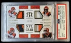 2020 National Treasures Joe Burrow Mixon Tee Higgins Tyler Boyd Patch #/25 PSA 9
