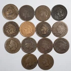 1865 Indian Head Penny Lot of 14 Coins Exact Shown