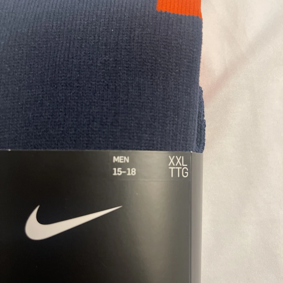 Golden State Nike Authentic Blue Sock  XXL Knee High PAA423-419 S311 - Image 2 of 4