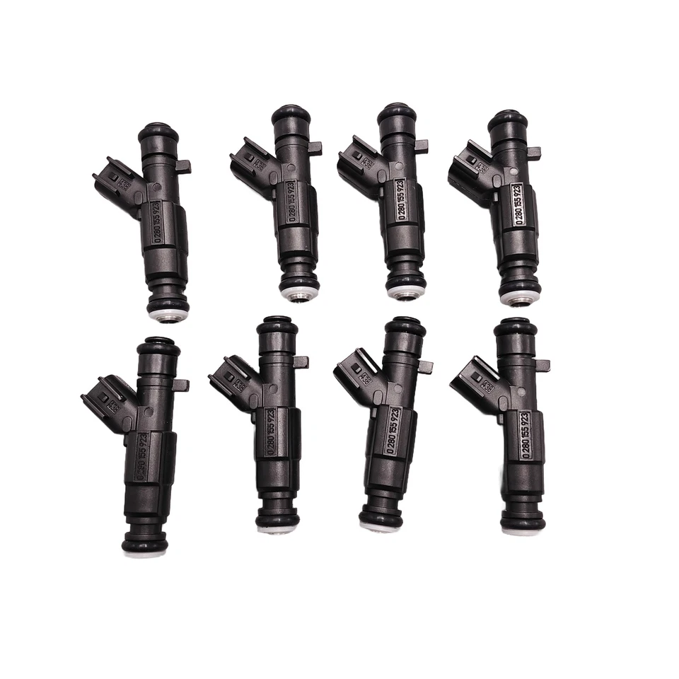 OEM 8pcs Bosch Fuel Injectors for 2001-2005 Cadillac Deville 4.6L V8 Foto 2 de 4