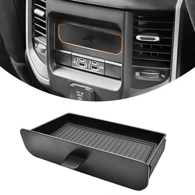 For 2019-26 Dodge Ram 1500 2500 3500 Rear Seat Storage Tray Drawer Organizer Box