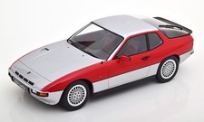 1:18 KK-Scale Porsche 924 Turbo silver/red