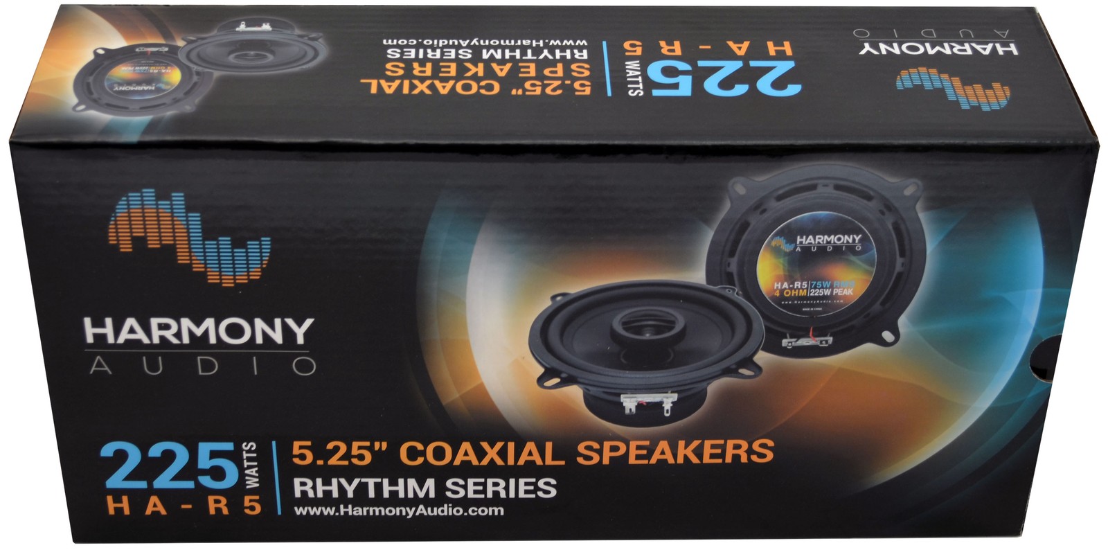 Harmony Audio HA-R5 Car Stereo Rhythm 5.25" Replacement 225W Speakers & Grills