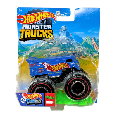 Hot Wheels Monster Trucks Treasure Hunt Phil's Volkswagen Drag Bus