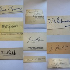 Cricket Autograph - Surname R (Multiple Players Available)