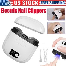 Electric Toe Nail Clippers For Thick Nails Nail Trimmer Cutter Usb Rechargeable