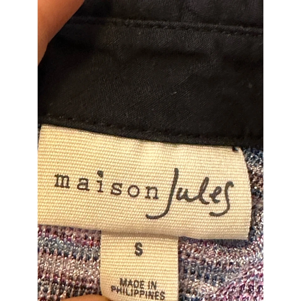 Maison Jules tweed short sleeves sheath mini dress size Small - Image 3 of 4