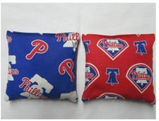 Set of 8 Philadelphia Phillies Cornhole Bags