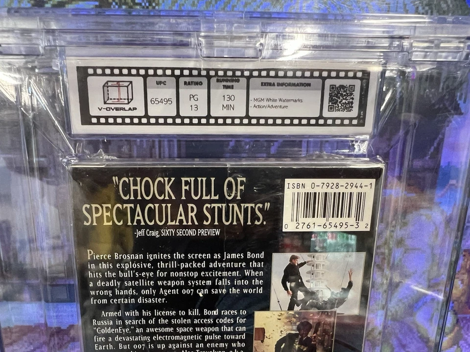 1995 MGM/UA Goldeneye VHS Graded P1 80 Pierce Brosnan 007 James Bond Foto 4 de 4