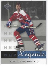 Rod Langway 2001-02 Upper Deck Legends #67 Washington Capitals