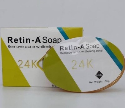 RETIN - A Entfernen Akne Seife 24K Anti-Aging Akne Entfernung & Aufhellen Haut