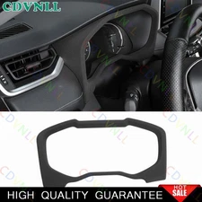 For Toyota RAV4 2019-2024 Black Suede Inner Dashboard Panel Decor Frame Cover 1*