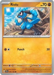 Riolu 081/142 Stellar Crown Common