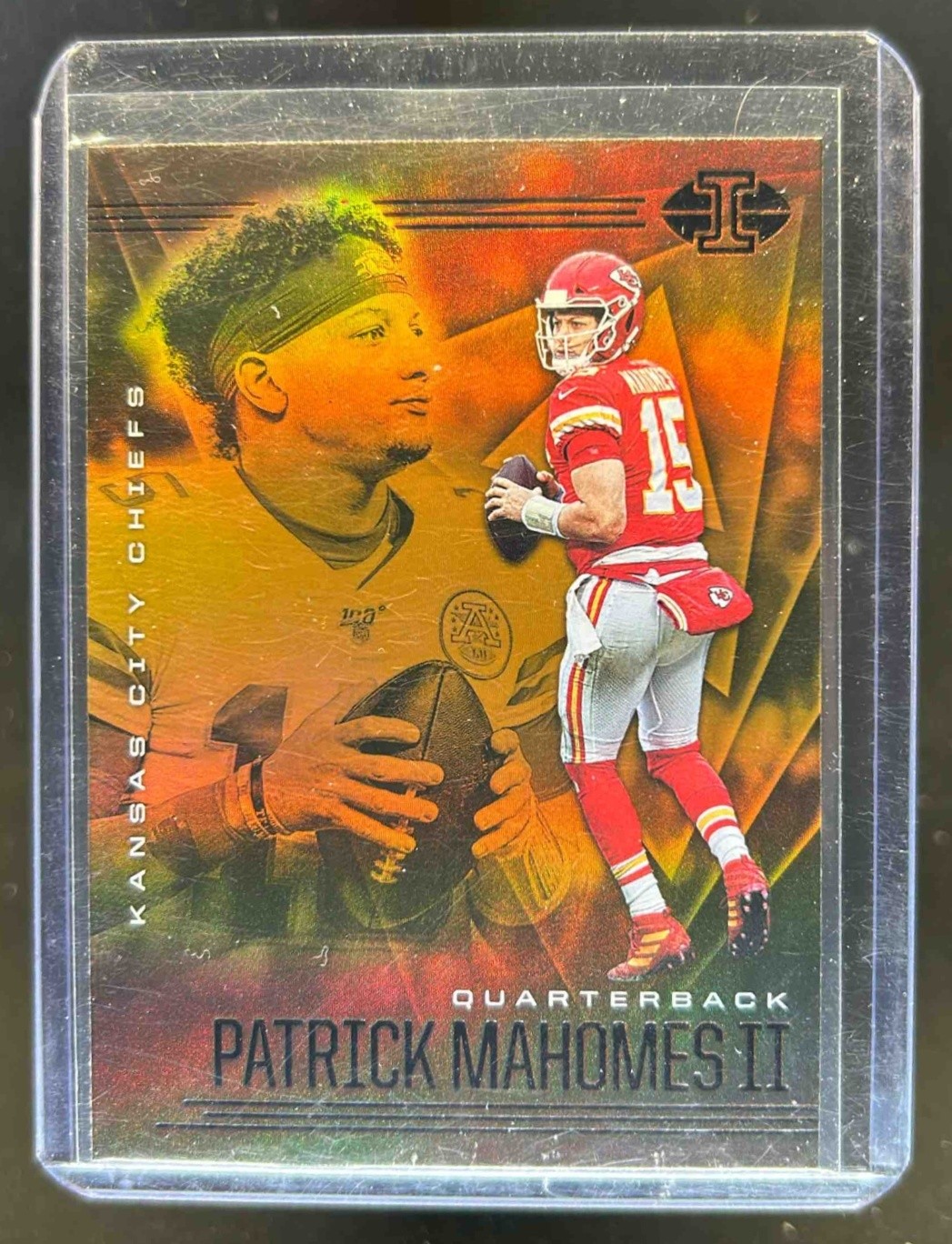 2020 Illusions Patrick Mahomes II Trophy Collection Orange #2 Chiefs