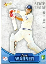 2009/2010 Select Cricket Australia Card #75 - David Warner - NSW - STATE TEAM