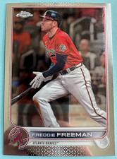 2022 Topps Chrome Baseball #14 Freddie Freeman - Atlanta Braves