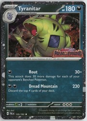 Tyranitar (Paldea Evolved Stamp) 135/193 Cosmos Holo