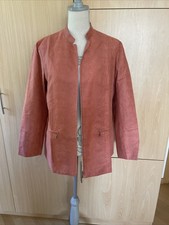 🐱 Jacke Jacken Leder optik Übergangsjacke Blazer Damen rost Gr.42 Gr.L Leicht