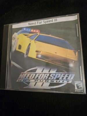 Need for Speed III: Hot Pursuit (PC, 1998) CD-ROM computer game EA -No Scratches