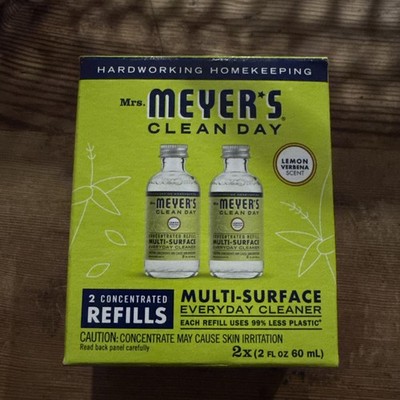 Meyer's Clean Day~ Multi Surface Everyday Cleaner Concentrated Refills Two (2)